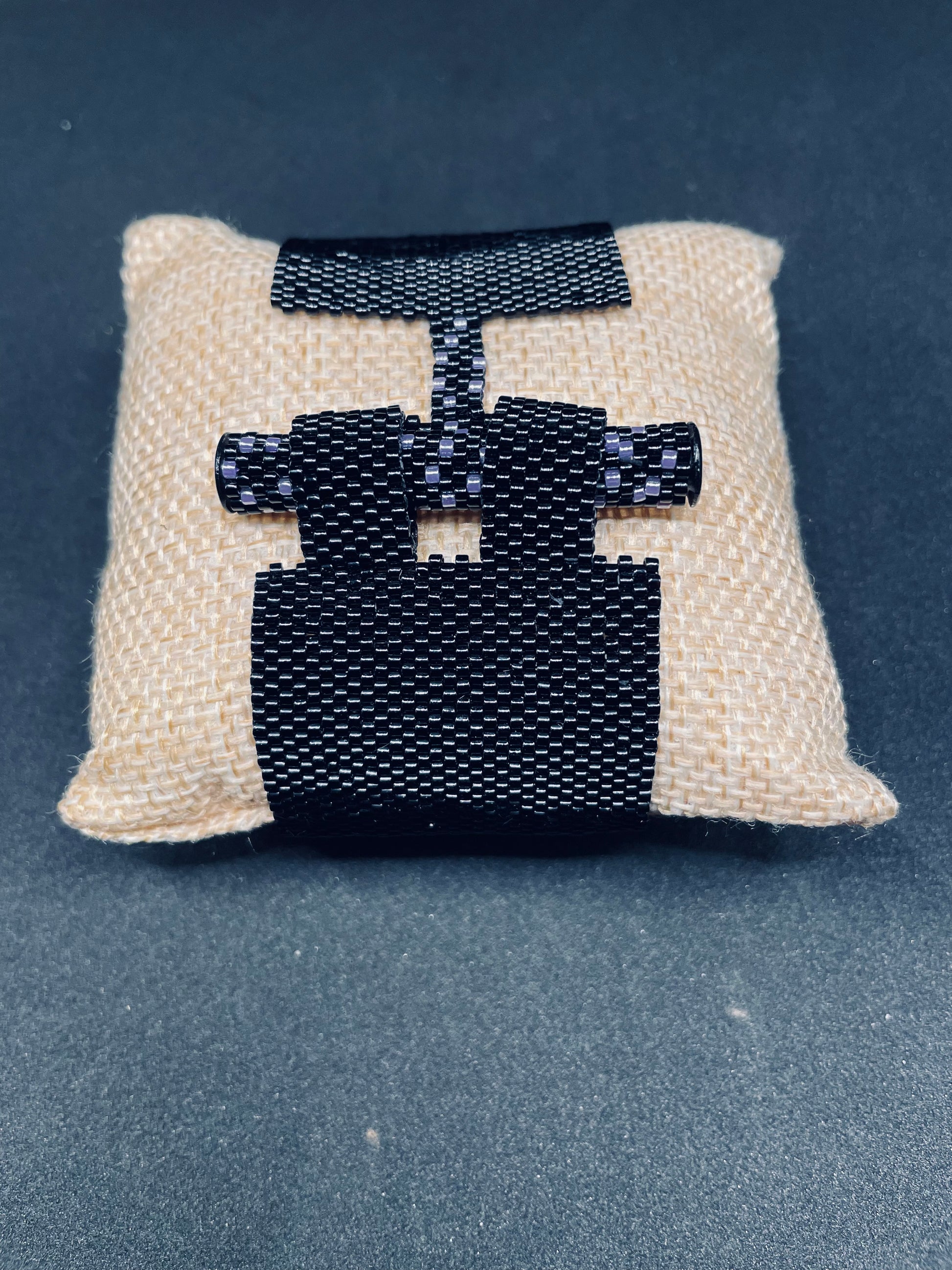 Handwoven Andy Warhol Cuff Bracelet