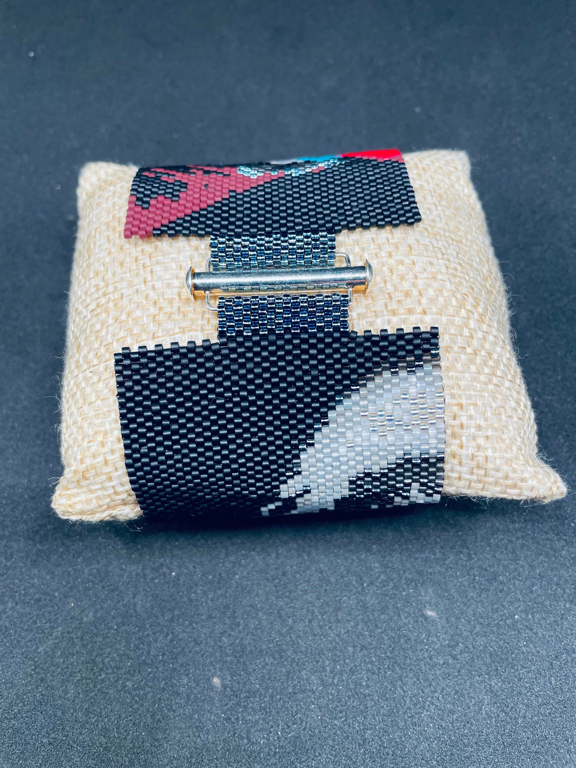 Handwoven David Bowie Ziggy Stardust Cuff Bracelet